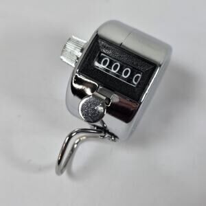 Sportline Hand Tally Counter Handheld Manual Mechanical 4 Digit Lap Clicker